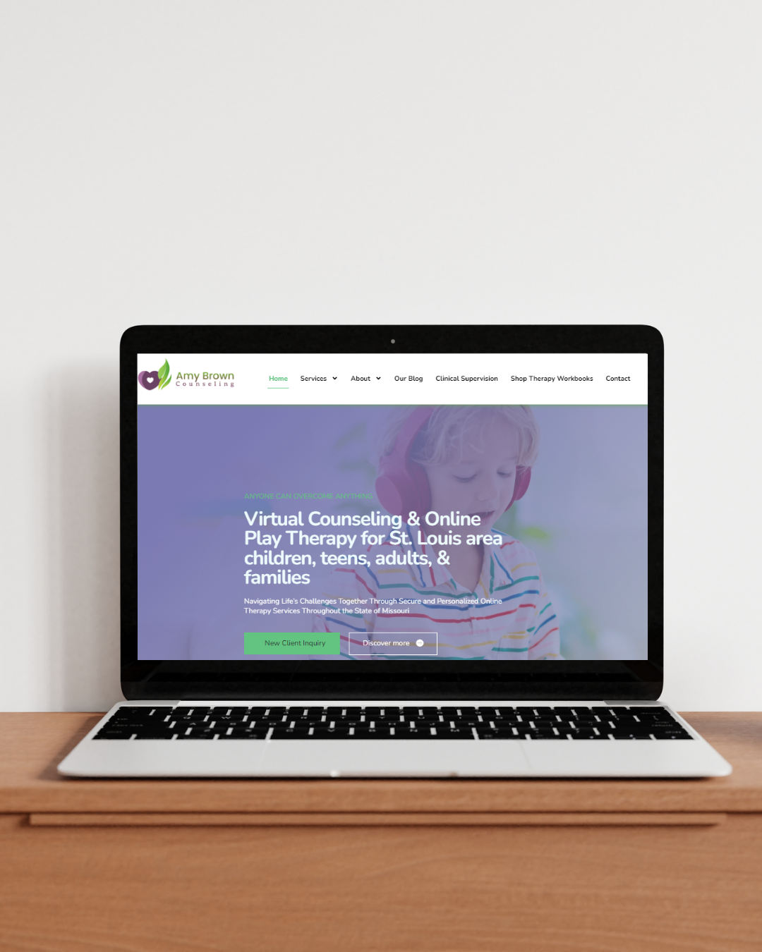 Snapshot of Amyborwncounselling services after SEO optimization