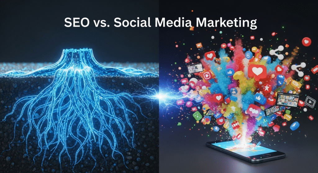 SEO vs. Social Media: Which Drives Faster Growth in 2025? 10 SEO vs. Social Media Marketing – Which One Grows Your Business Faster in 2025