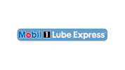 mobil1lube express company brand logo